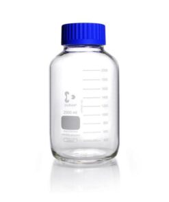DWK Duran Thread Bottle 2000 ml Wide Neck with GLS 80 Thread Complete