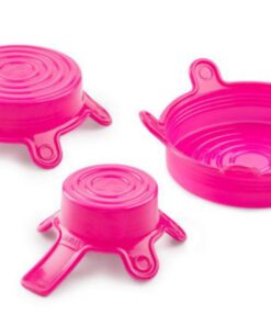 DWK Duran Silicone Lid Set Size S, M, L, Pink