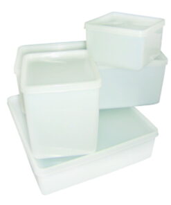 Hünersdorff Freezer Box PP with Lid/Cap – 2.0 ltrs, 208x208x64 mm