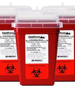 Alternative view of 1,5L Base & Lid Round Sharps container