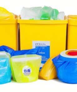 small needle disposal container