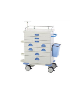 Luxury trolley for anesthesia