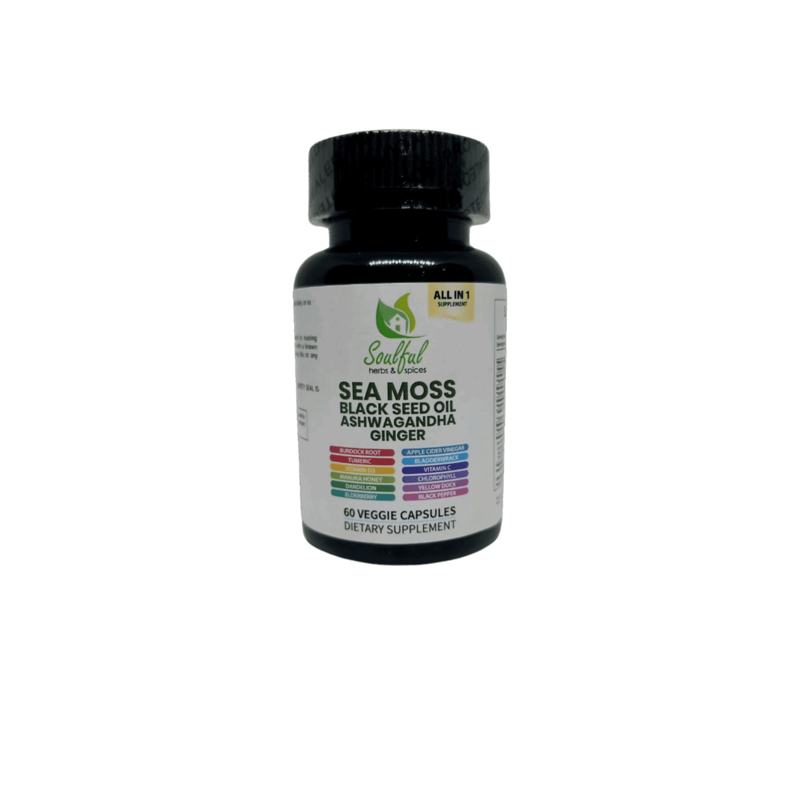 Sea Moss Allin1 supplement (60 veggie capsules) - Image 2
