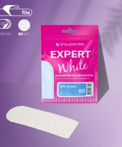 Staleks Disposable white foot file replacement papers 80 grit (30 pcs)
