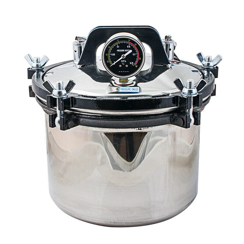 8L Autoclaves Sterilizer Electric Heated Autoclave Steam Sterilizer