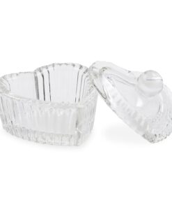 Glass dappen dish - Heart shape
