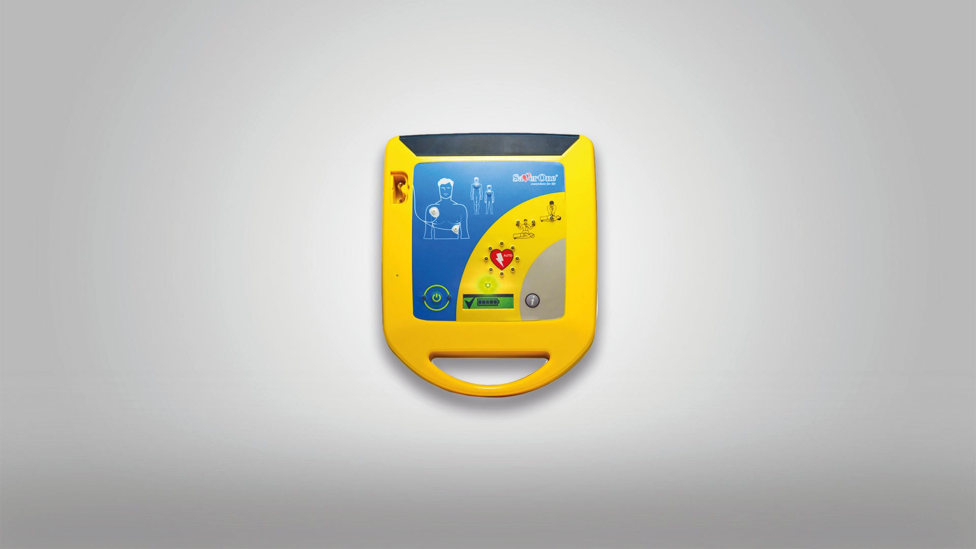 AED Saver 1 Fully Auto AED 200J with LCD/CarryCase/Disp Battery - Image 2