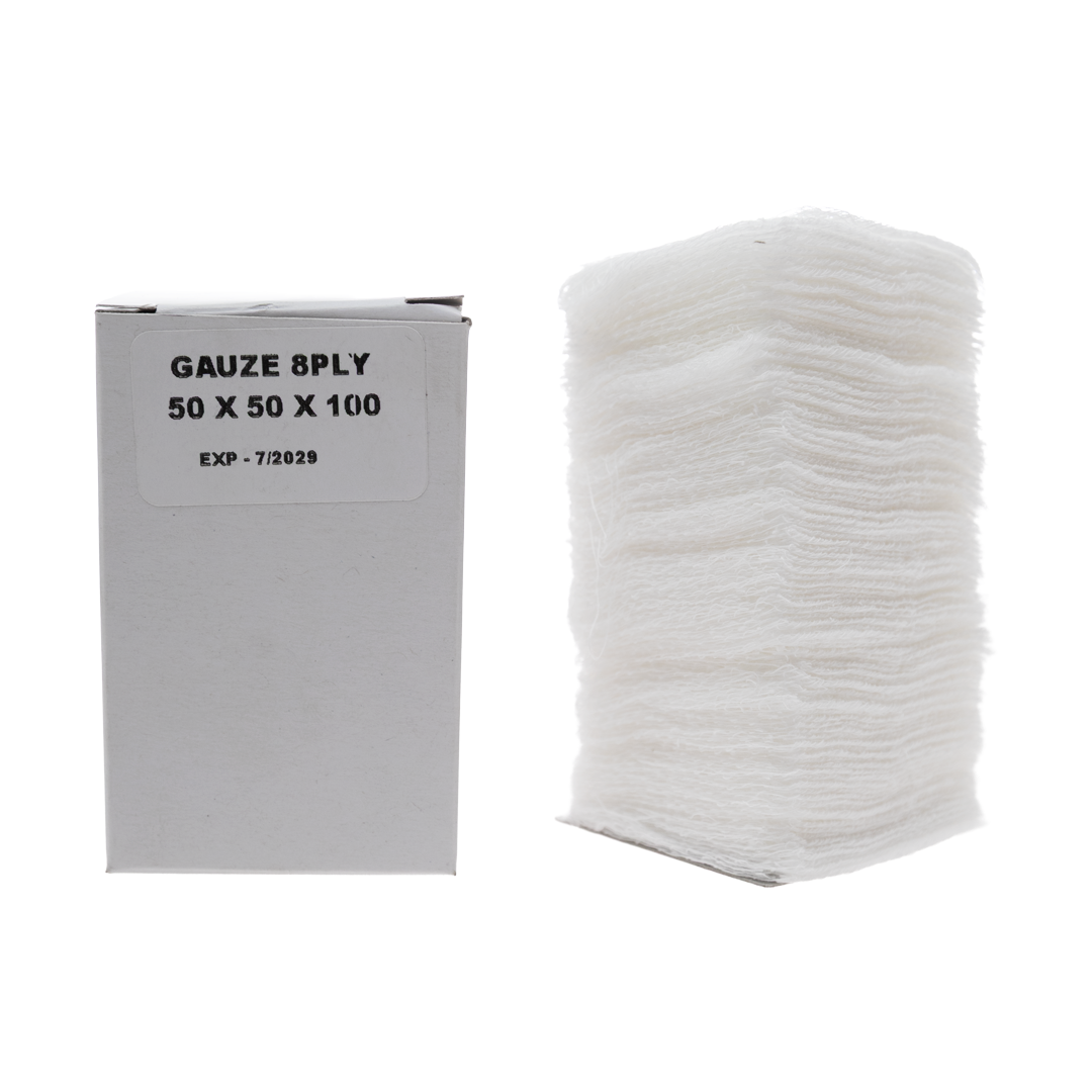 Gauze 8Ply N/Woven - 50��50 (100���s)