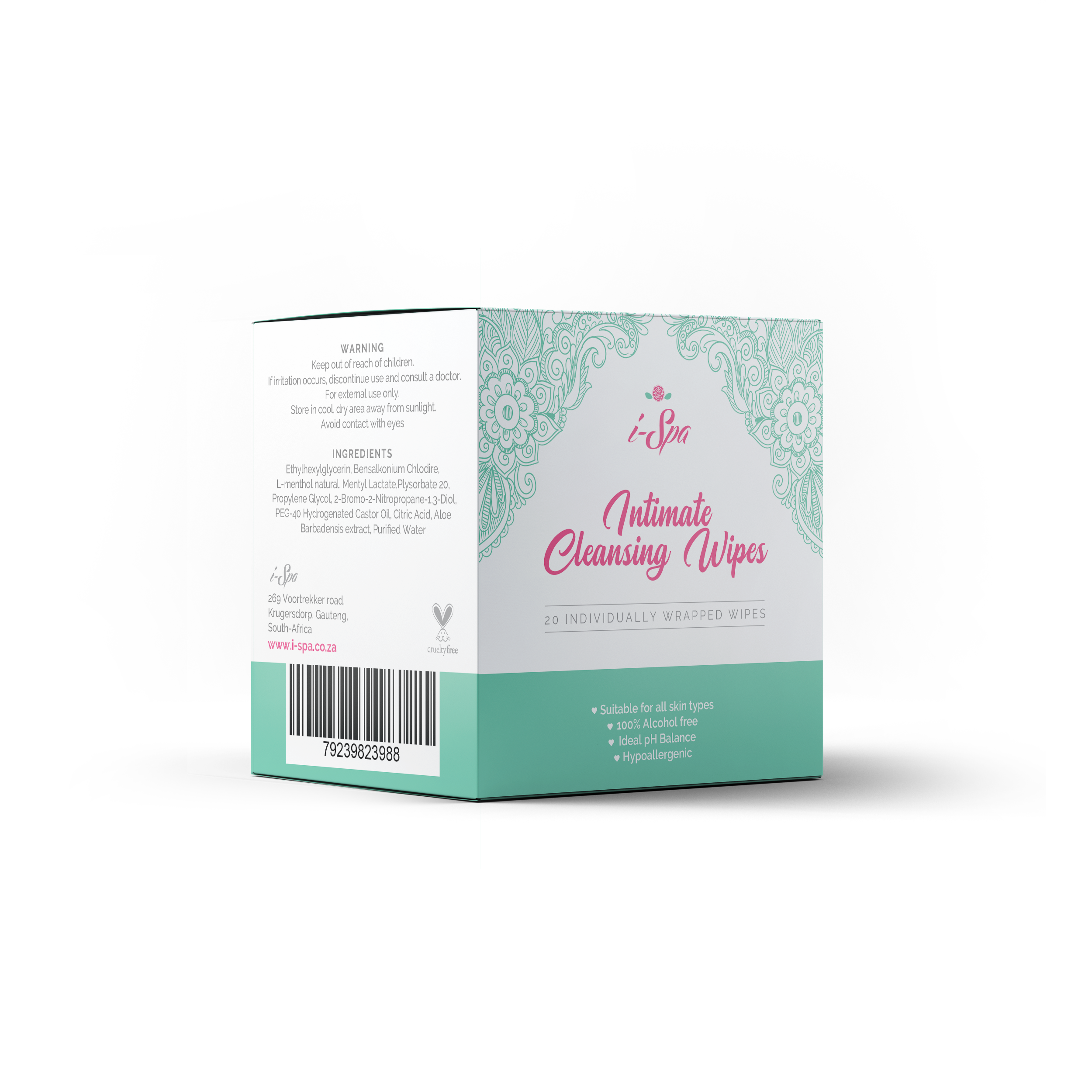 Intimate Cleansing Wipes 20's - Image 2