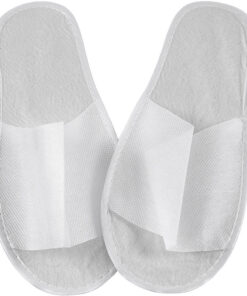 Alternative view of Non-woven disposable open toe slippers | BOX OF 100's