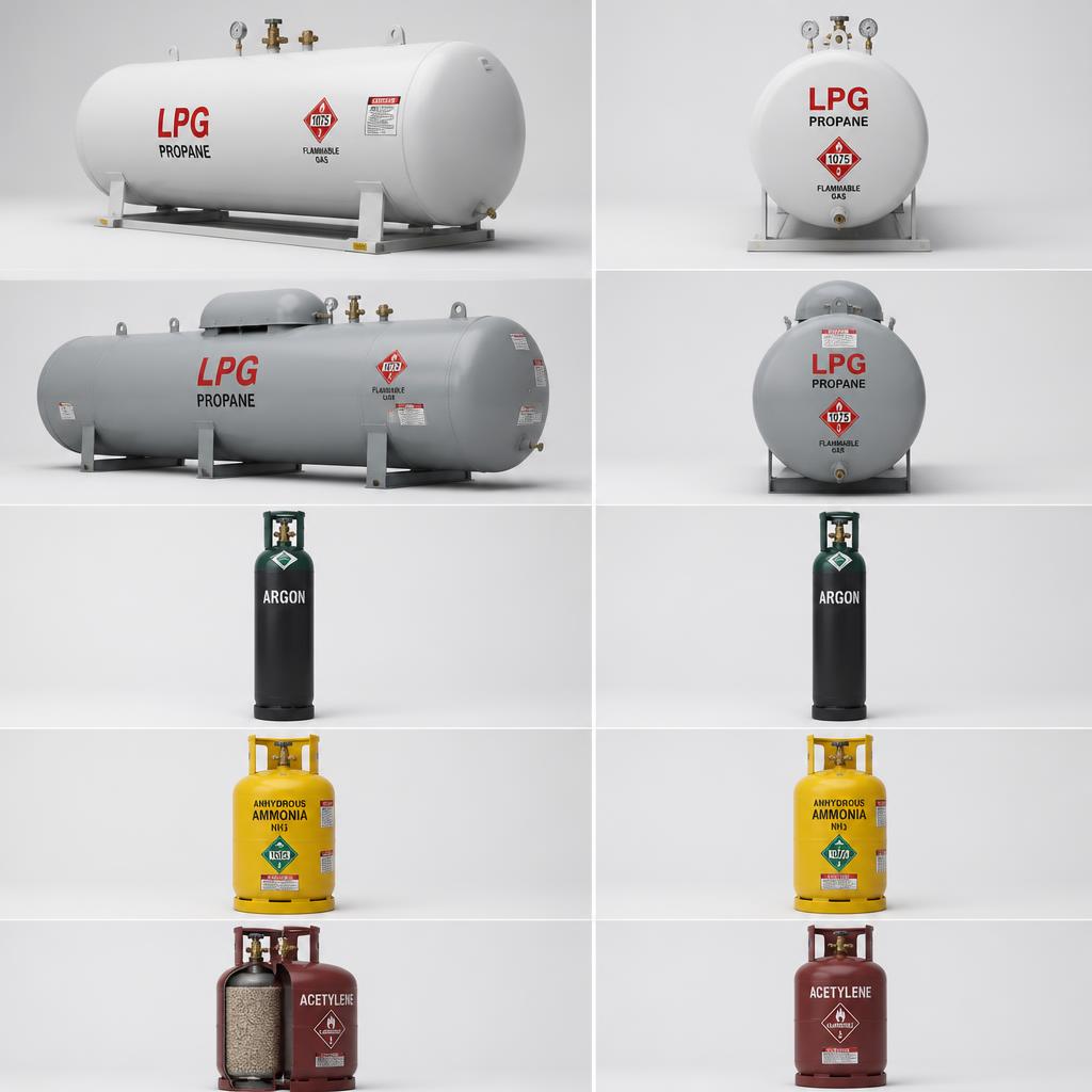 1,000 L Propane Tank